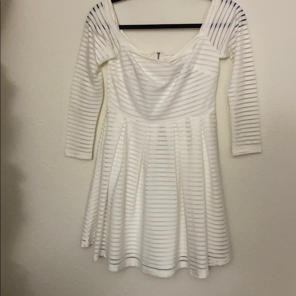 Off the shoulder mini dress